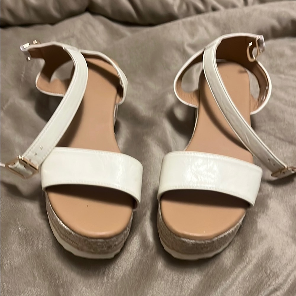 Elegant White Women's Sandals